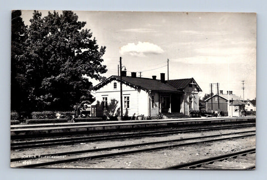 Pohlednice Finsko Jokela nádraží 1973 (M30747)