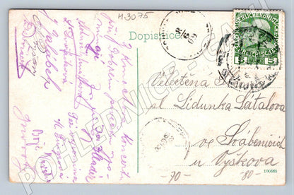 Postcard František Kmoch portrait folk motif (M3075)