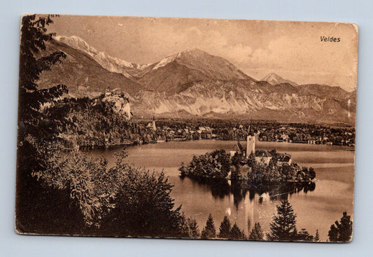 Pohlednice Slovinsko Bled jezero hrad 1908 (M30751)