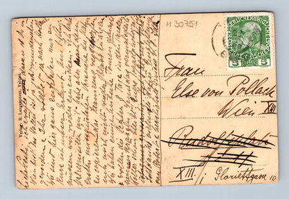 Pohlednice Slovinsko Bled jezero hrad 1908 (M30751)