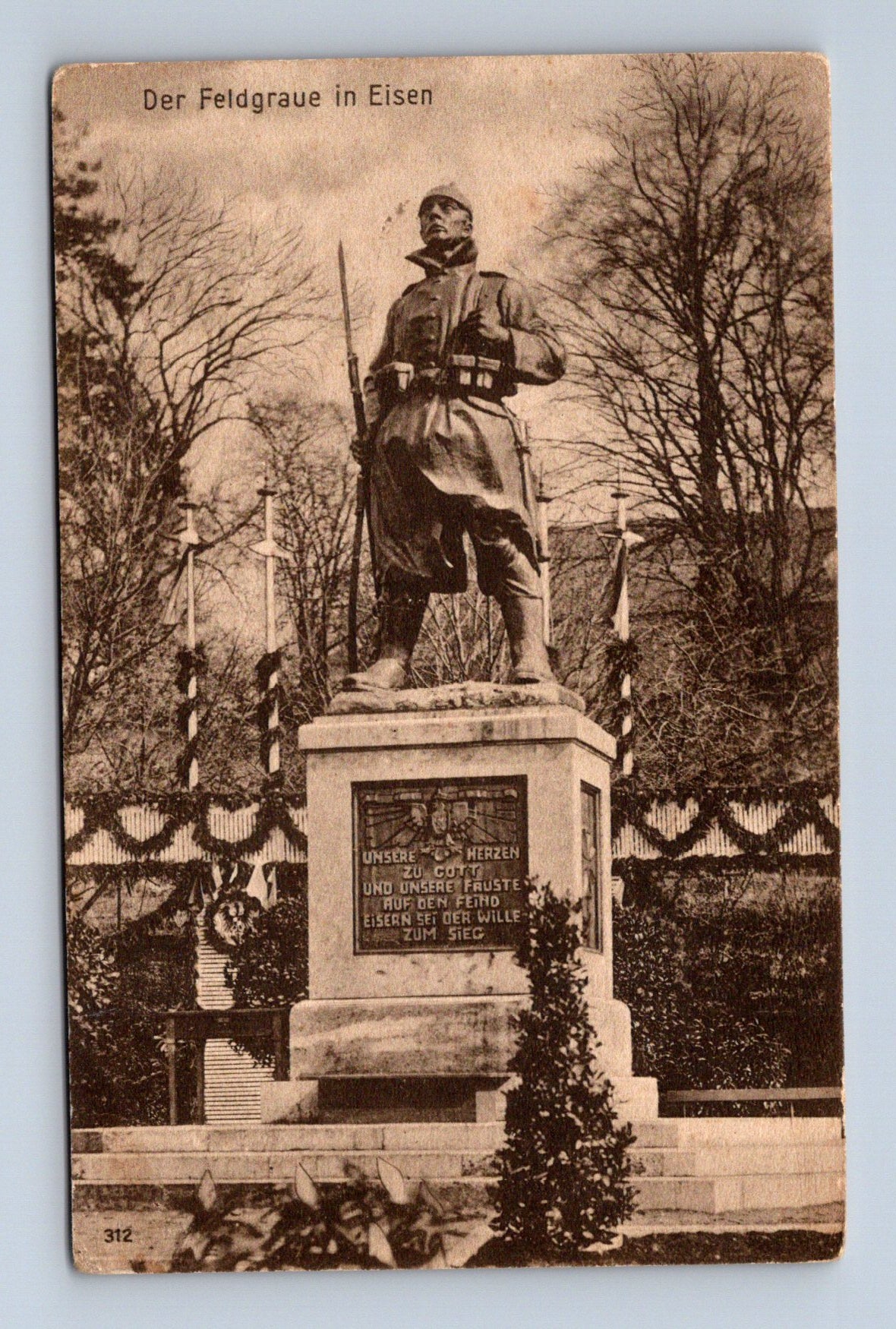 Pohlednice Německo Válečný památník Der Feldgraue (M30752)