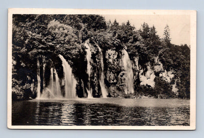 Pohlednice Chorvatsko Plitvická jezera vodopády 1928 (M30757)