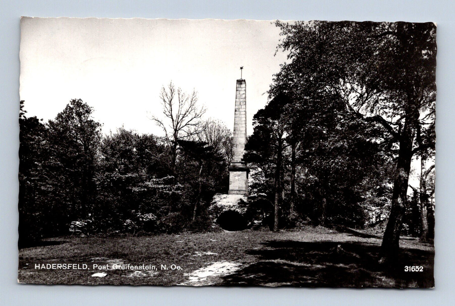 Pohlednice Rakousko Hadersfeld pomník 1938 (M30766)