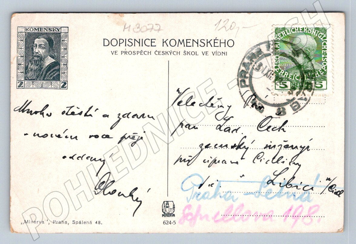 Postcard New Year's folk costumes ethnography (M3077)