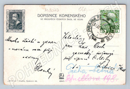 Postcard New Year's folk costumes ethnography (M3077)