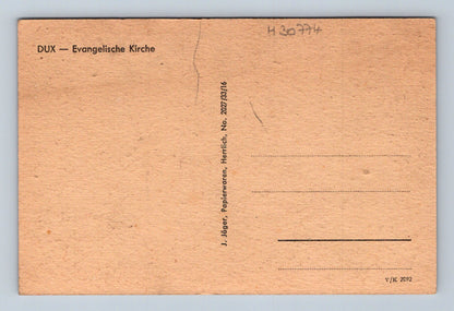 Pohlednice Duchcov Evangelický kostel (M30774)