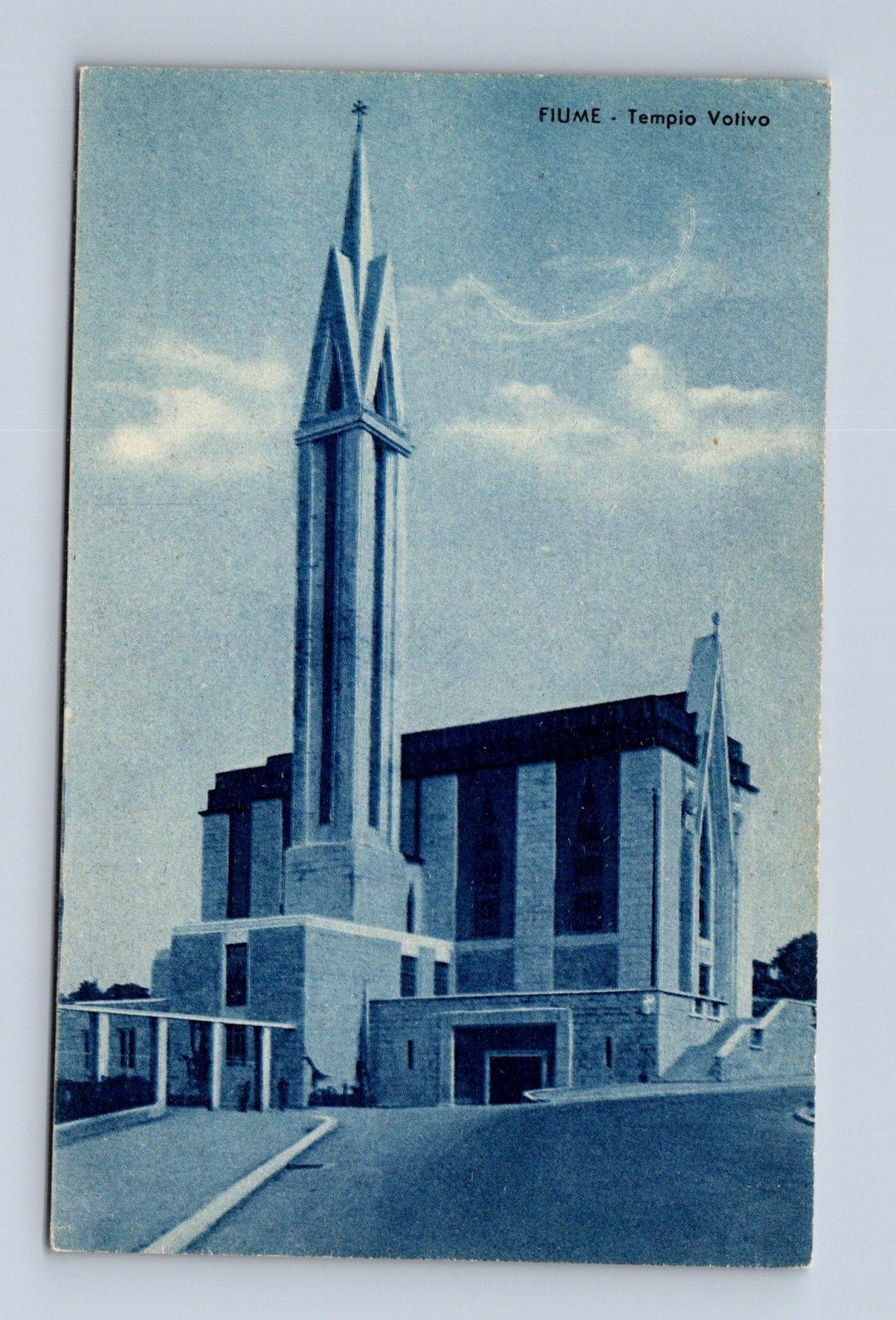 Pohlednice Itálie Fiume Tempio Votivo 1942 (M30777)
