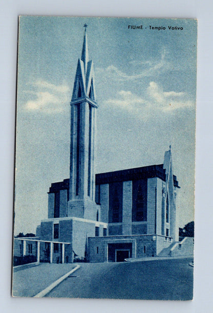 Pohlednice Itálie Fiume Tempio Votivo 1942 (M30777)