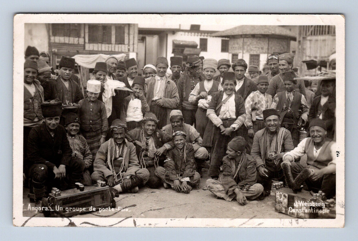 Pohlednice Turecko Angora skupina nosičů 1930 (M30789)