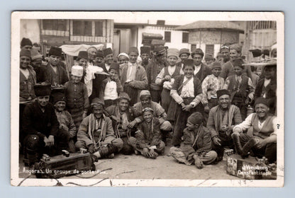 Pohlednice Turecko Angora skupina nosičů 1930 (M30789)
