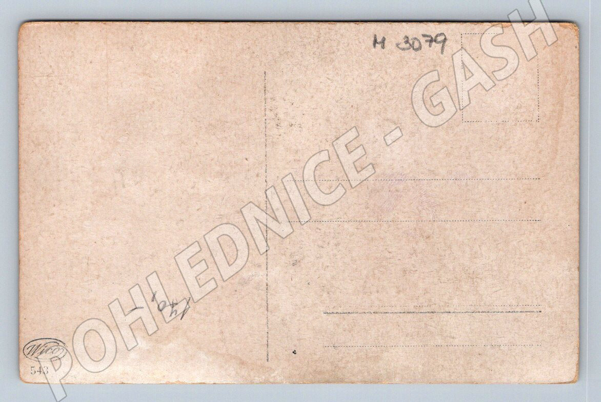 Postcard women's and men's fashion historical illustration (M3079)