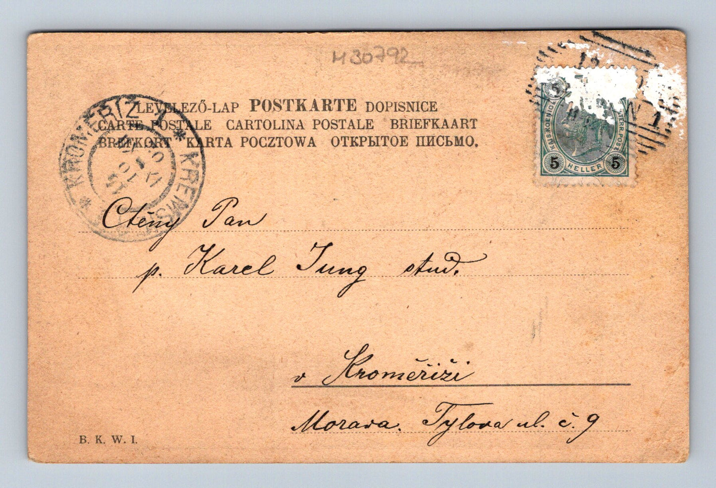 Pohlednice Rakousko Vídeň Parlament a Pallas Athéna 1913 (M30792)