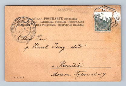 Pohlednice Rakousko Vídeň Parlament a Pallas Athéna 1913 (M30792)