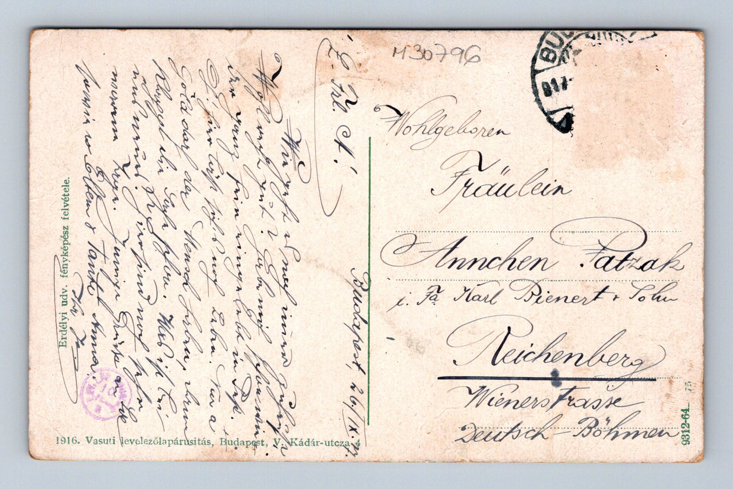 Pohlednice Maďarsko Budapešť jezdecká socha 1916 (M30796)