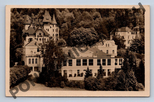 Pohlednice Mariánské Lázně kavárna Bellevue historická (M308)