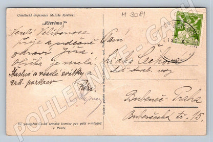 Postcard Miluša Kočová folk costume (M3081)