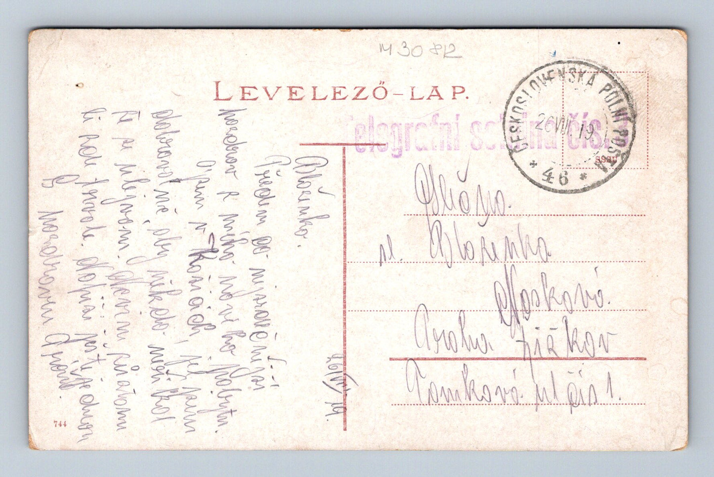 Pohlednice Slovensko Košice Hadapród škola 1939 (M30812)