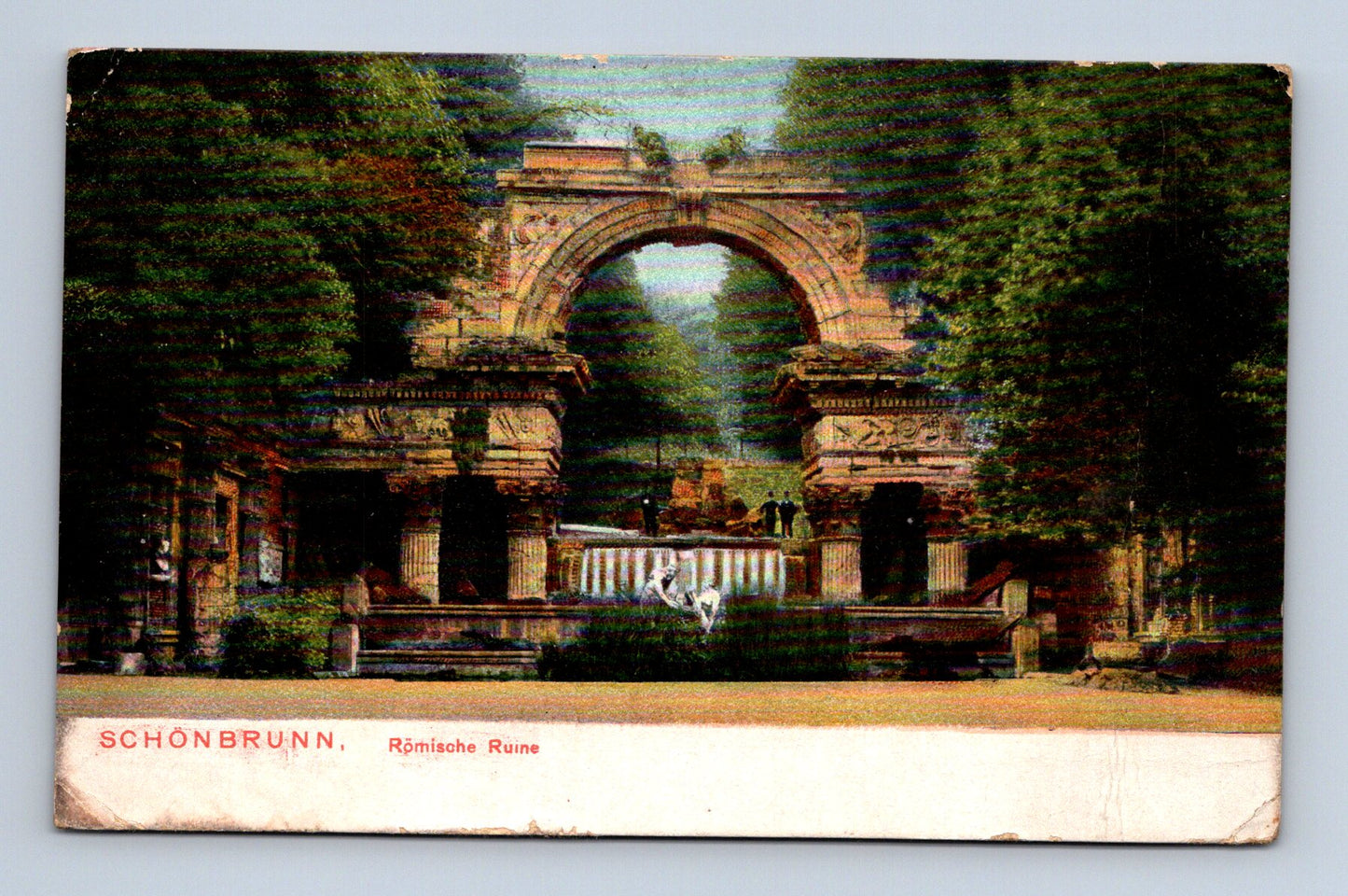 Pohlednice Rakousko Schönbrunn Římská zřícenina (M30813)