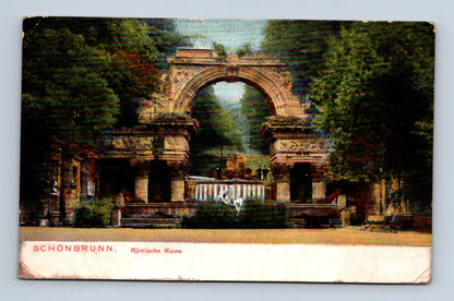 Pohlednice Rakousko Schönbrunn Římská zřícenina (M30813)