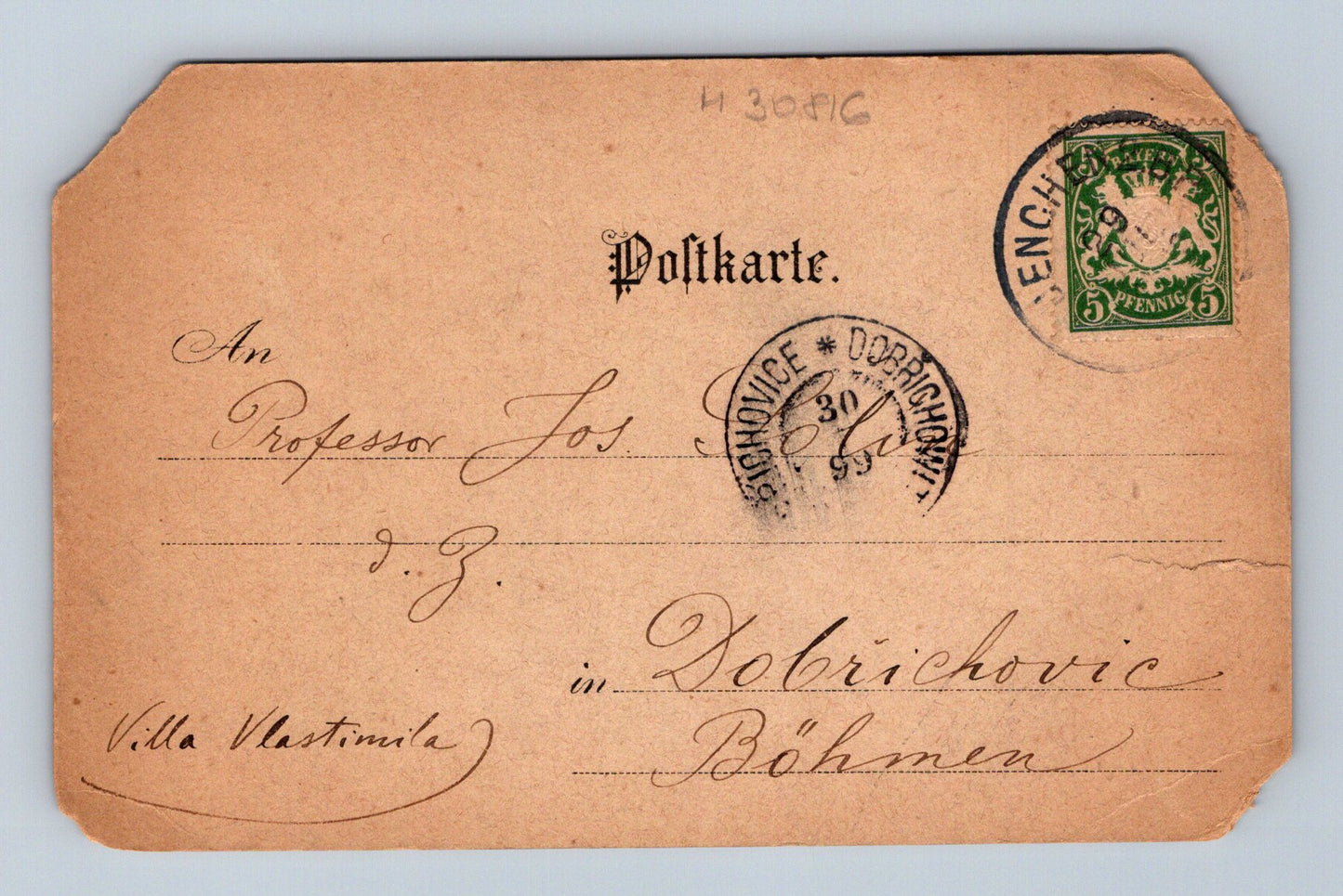 Pohlednice Německo Hofbräu pivnice 1899 (M30816)