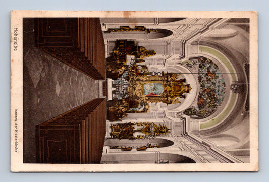 Pohlednice Vrchlabí klášterní kostel interiér 1908 (M30820)
