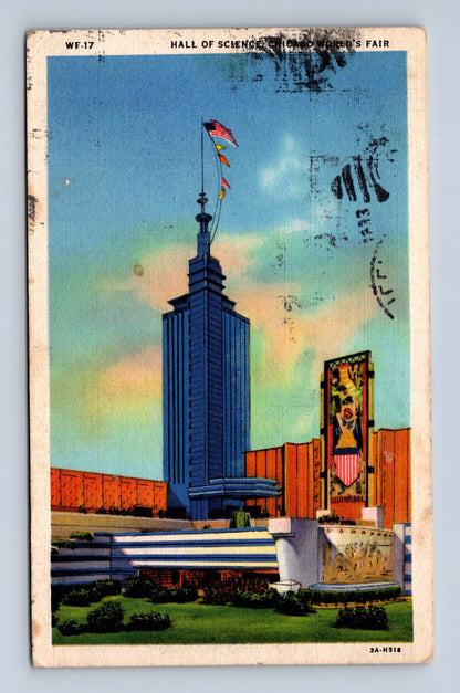 Pohlednice USA Chicago Worlds Fair Hall of Science 1933 (M30828)