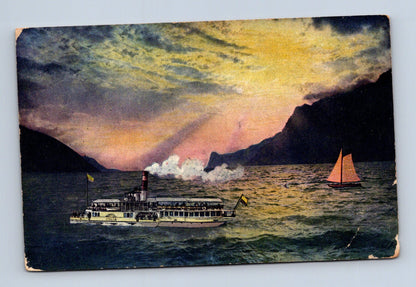 Pohlednice Itálie Lago di Garda parník K.u.k. Feldpost (M30834)