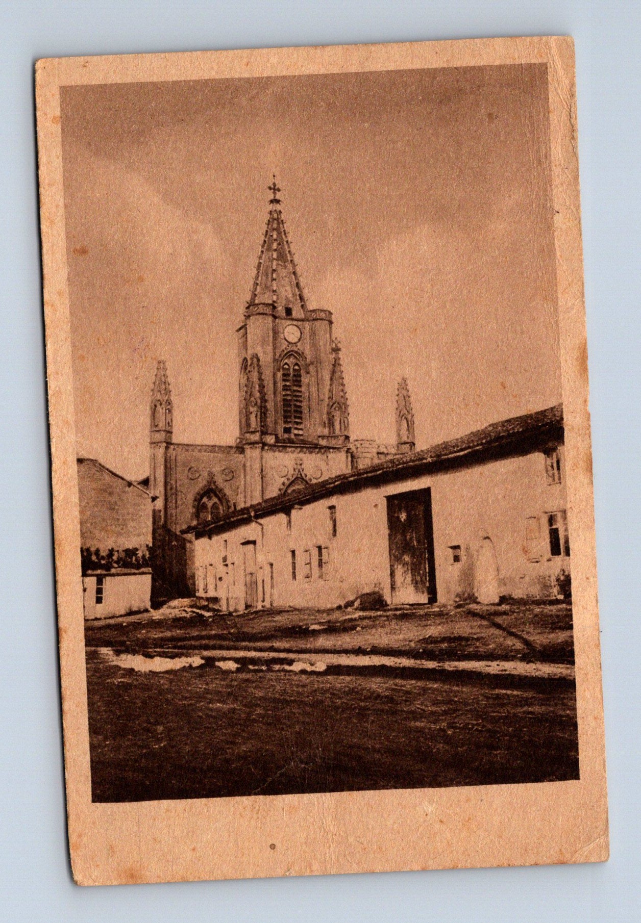 Pohlednice I. sv. válka kostel K.K. Feldpost 1918 (M30839)