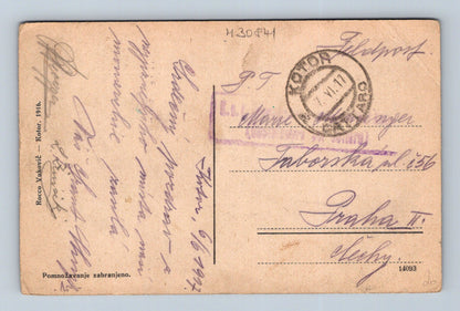 Pohlednice Černá Hora Kotor záliv 1917 (M30841)