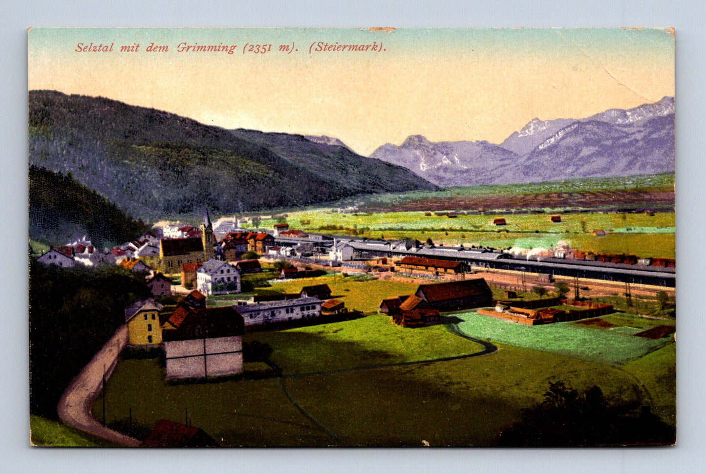 Pohlednice Rakousko Selatal Grimming 1918 (M30843)