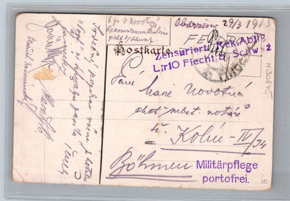 Pohlednice Rakousko Schwaz Fuggerhaus 1913 (M30845)