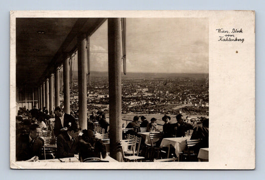 Pohlednice Rakousko Vídeň Kahlenberg kavárna 1938 (M30846)