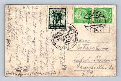 Pohlednice Rakousko Vídeň Kahlenberg kavárna 1938 (M30846)