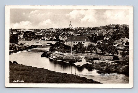 Pohlednice Německo Oedheim město 1944 (M30848)