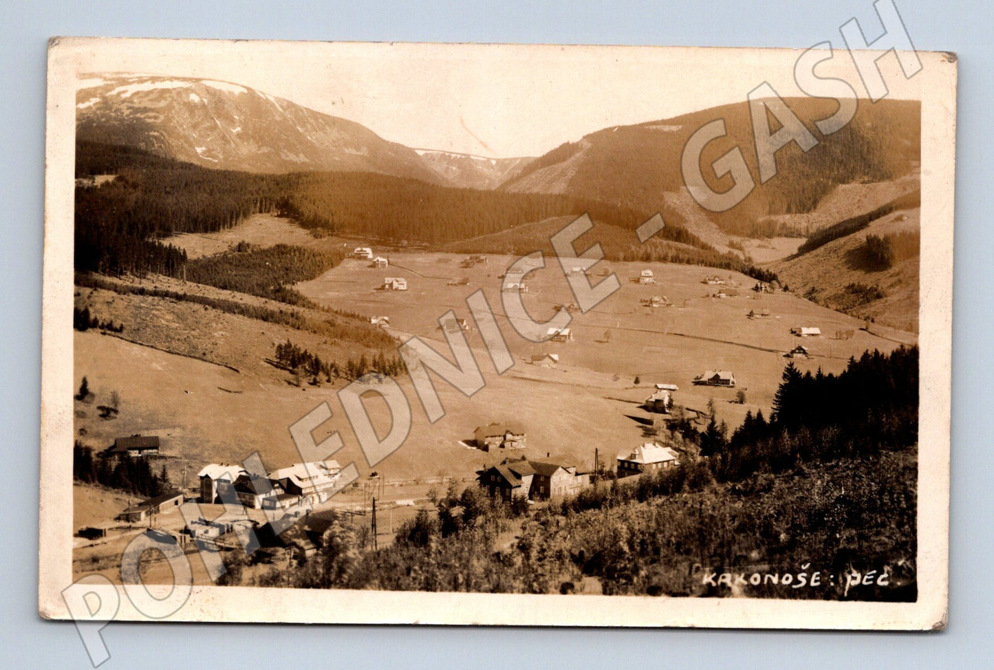 Pohlednice Krkonoše Pec pod Sněžkou 1939 (M30851)