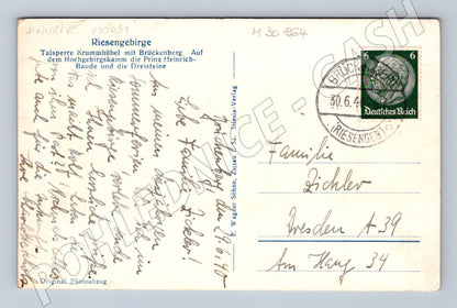 Pohlednice Německo Krummhübel Brückenberg 1940 (M30864)