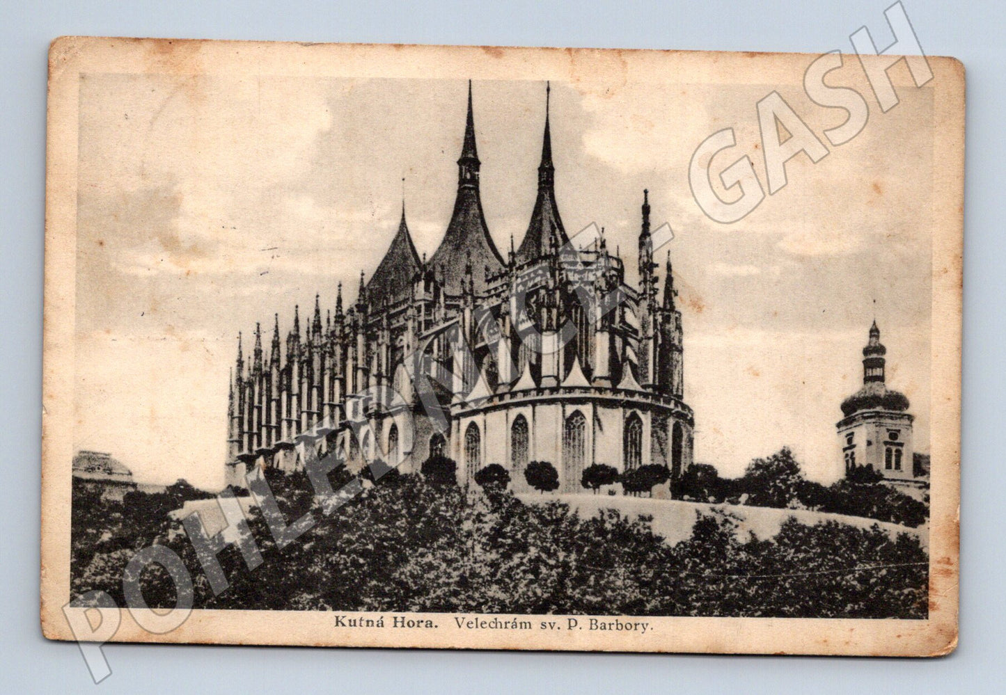 Pohlednice Kutná Hora Chrám sv. Barbory 1928 (M30870)