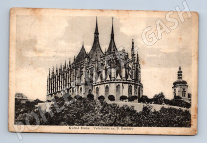Pohlednice Kutná Hora Chrám sv. Barbory 1928 (M30870)
