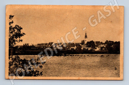 Pohlednice Nová Bystřice panorama 1930 (M30873)