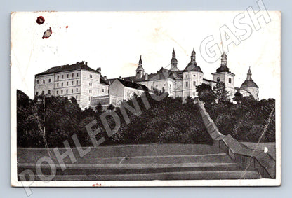 Pohlednice Svatá Hora Příbram klášter 1950 (M30875)