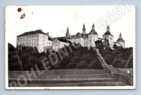Pohlednice Svatá Hora Příbram klášter 1950 (M30875)