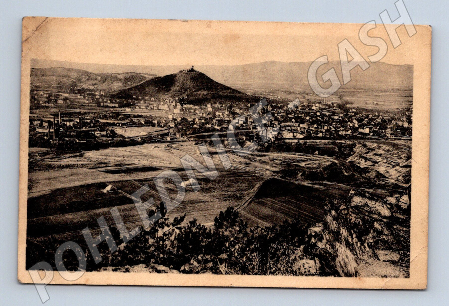 Pohlednice Královy Dvory ze Špičáku 1946 (M30882)
