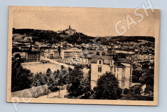 Pohlednice Náchod panorama města s hradem (M30885)
