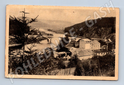 Pohlednice Zvíkovec Berounka 1913 (M30891)