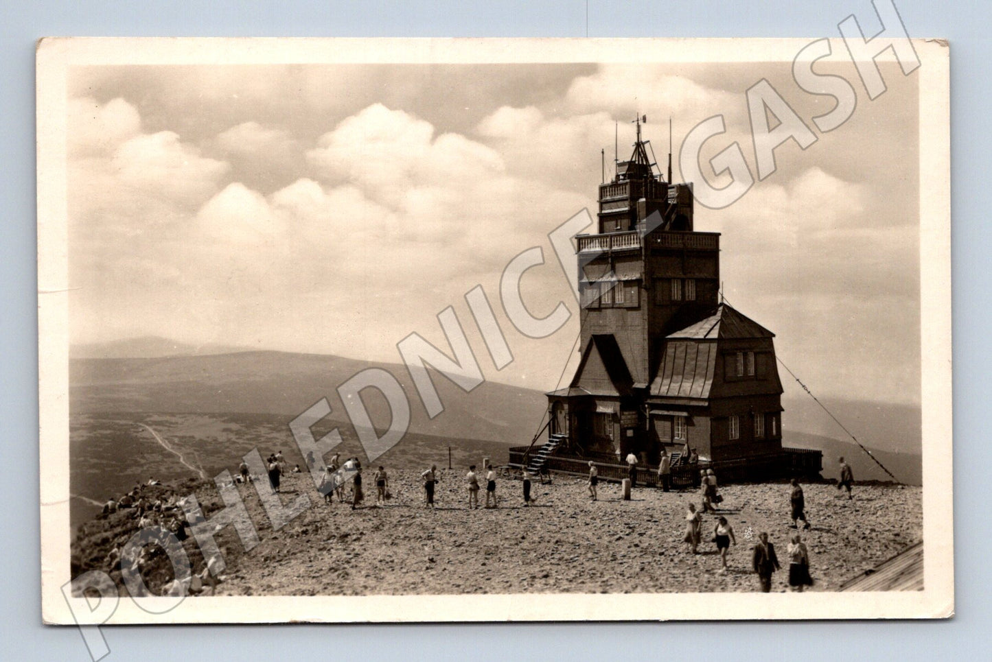 Pohlednice Krkonoše Sněžka Meteorologická stanice (M30896)