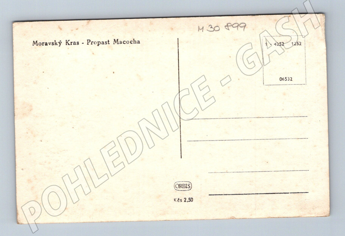 Pohlednice Moravský Kras Propast Macocha (M30899)