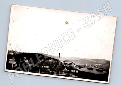 Pohlednice krajina vesnice v údolí (M30901)