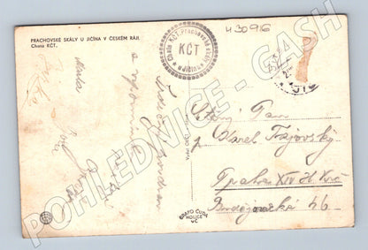 Pohlednice Prachovské skály Chata KČT 1930 (M30916)