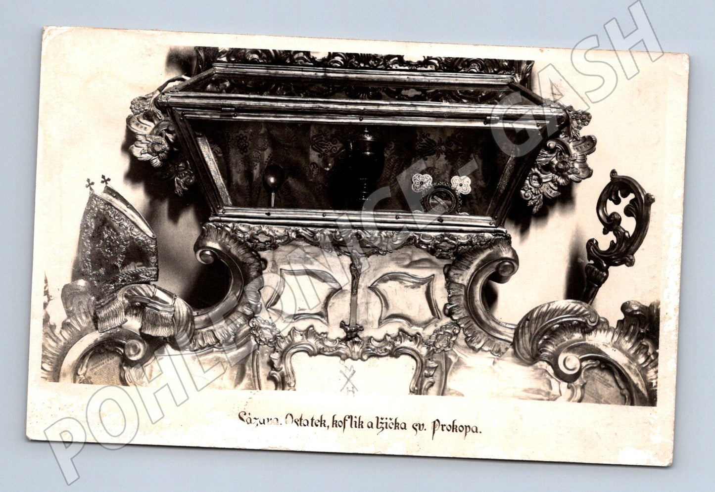 Pohlednice Sázava ostatek sv. Prokopa 1946 (M30917)
