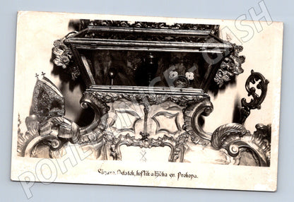Pohlednice Sázava ostatek sv. Prokopa 1946 (M30917)
